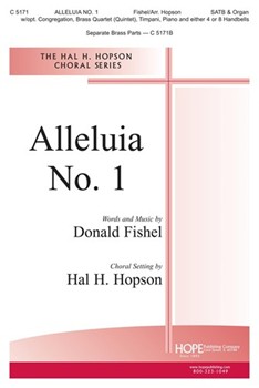 Alleluia #1 by Fishel Donald - Hopson Hal H - for SATB