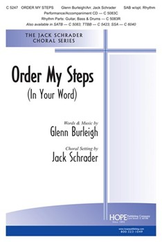 Order My Steps by Burleigh Glenn - Schrader Jack - for SAB and Piano