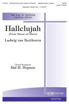 Hallelujah (Mt Of Olives) by Beethoven Ludwig van - Hopson Hal H - for SATB