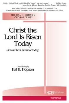 Christ The Lord Is Risen Today by - Hopson Hal H - for SATB (CHRIST THE LORD IS R)