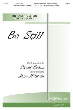 Be Still by Evans David - Holstein Jane - for SATB