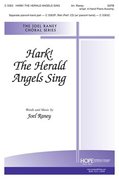 Hark The Herald Angels Sing by - Raney Joel - for SATB