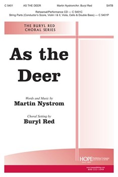As The Deer by Nystrom Martin J - Red Buryl - for SATB