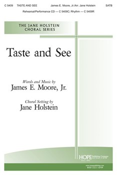 Taste And See by Moore James - Holstein Jane - for SATB