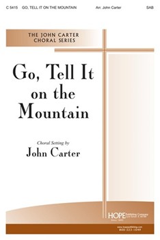 Go Tell It On The Mountain by - Carter John - for SAB and Piano (GO TELL IT ON THE M)