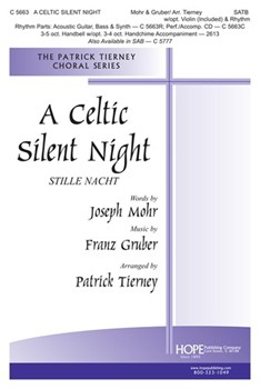Celtic Silent Night by - Tierney Patrick - for SATB (CELTIC SILENT NIGHT)