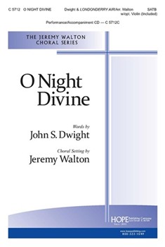 O Night Divine by - Walton Jeremy - for SATB
