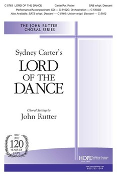 Lord Of The Dance by Carter Sydney - Rutter John - for SAB