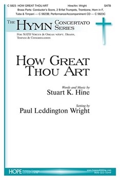 How Great Thou Art by Hine Stuart K - Wright Paul - Stuart Hine for SATB