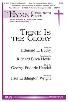 Thine Is the Glory by Handel George Frideric - Wright Paul - for SATB