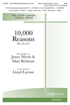 10000 Reasons (Bless the Lord) by Redman and Myrin - Larson Lloyd - for SAB and Piano