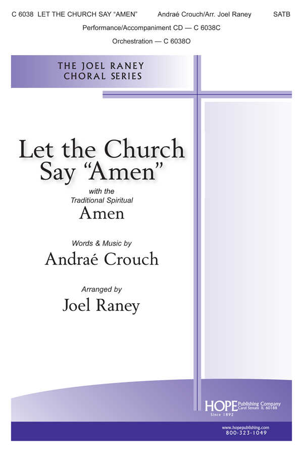 Let the Church Say ""Amen"" w/Amen - SATB SATB