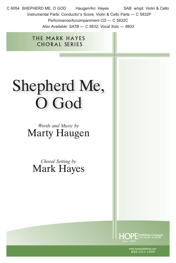 Shepherd Me, O God - SAB w/opt. Violin and Cello SAB