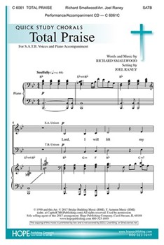 Total Praise by Smallwood Richard - Raney Joel - for SATB and Piano