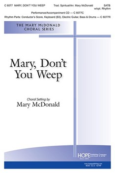 Mary Don't You Weep by Spirituals - McDonald Mary - for SATB and Piano