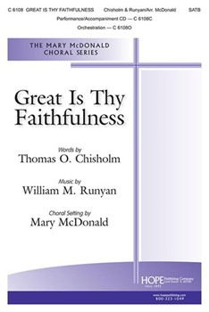 Great Is Thy Faithfulness by Runyan William - McDonald Mary - Thomas Chisholm for SATB and Piano