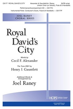 Royal David's City by Gauntlett Henry John - Raney Joel - Mrs. Cecil Alexander for SATB and Piano