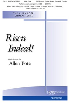 Risen Indeed by Pote Allen for SATB and Organ