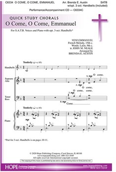 O Come O Come Emmanuel by - Austin Brenda - for SATB