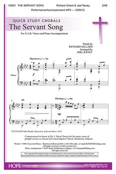 The Servant Song - SAB