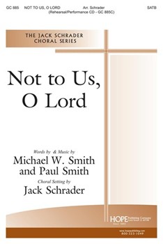 NOT TO US O LORD SATB by - Schrader Jack - for SATB (NOT TO US O LORD)