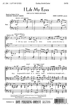 I LIFT MY EYES SATB by Carter John Timothy Dudley-Smith for SATB