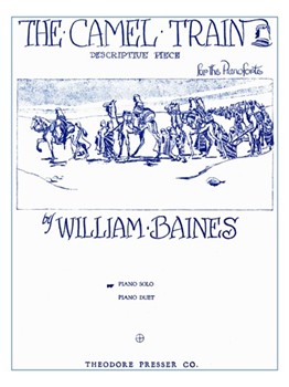 Camel Train by Baines for 1 Piano 4 Hands