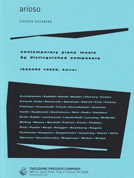 Arioso by Rochberg George for Piano
