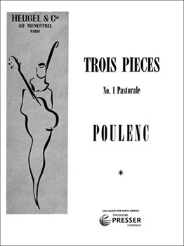 Pastorale (Trois Pieces #1) by Poulenc Francis for Piano