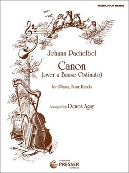 Canon (over A Basso Ostinato) by Pachelbel - Agay Denes - for 1 Piano 4 Hands