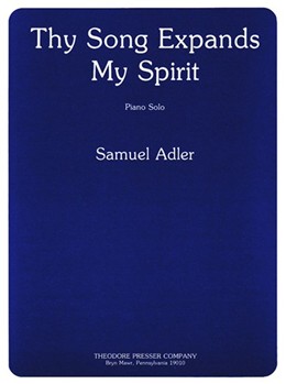 Thy Song Expands My Spirit by Adler for Piano