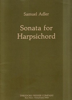 Sonata for Harpsichord by Adler Samuel for