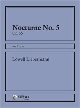 Nocturne #5 by Liebermann Lowell for Piano
