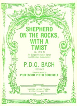 Shepherd On The Rocks With A Twist by Bach P.D.Q. - Schickele Peter - for Vocal Collection