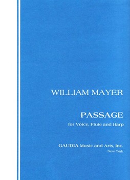 Passage For Voice Flute and Harp by Mayer William for