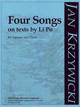 4 Songs by Krzywicki Jan Po Li for Vocal Collection