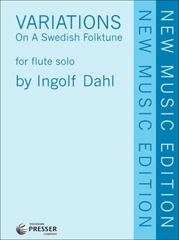 Variations On A Swedish Folktune by Dahl Ingolf for Flute Solo
