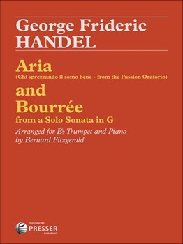 Aria & Bourree by Handel George Frideric - Fitzgerald R Bernard - for Trumpet and Piano