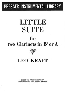 Little Suite by Kraft L for Clarinet Duet