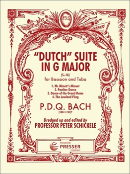 Dutch Suite In G Major by Bach P.D.Q. - Schickele Peter - for Instrument Duet