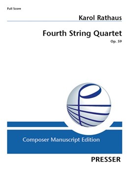 4th String Quartet by Rathaus Karol for