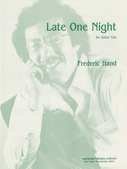 Late One Night For Guitar Solo by Hand Frederic for