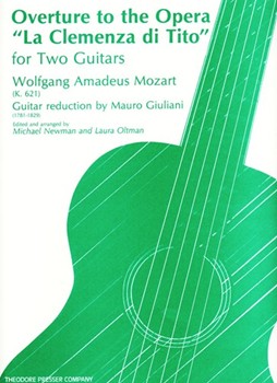 Overture To The Opera "La Clemenza Di Tito" For Two Guitars by Mozart Wolfgang Amadeus - Giuliani Mauro G. - for