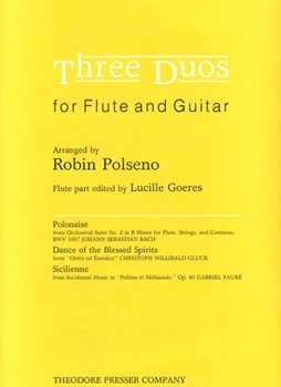 Three Duos For Flute and Guitar by Gluck Christoph Willibald - Polseno Robin - for