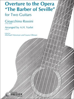 Overture To The Opera The Barber Of Seville For Two Guitars by Rossini Gioachino - Varlet A. H. - for
