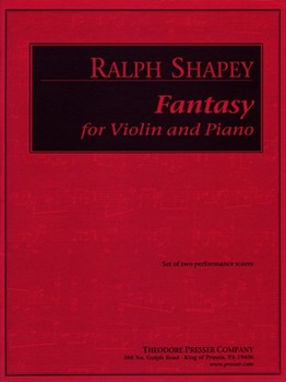 Fantasy For Violin and Piano - Set Of Two Performance Scores by Shapey Ralph for
