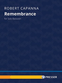 Remembrance For Solo Bassoon by Capanna Robert for