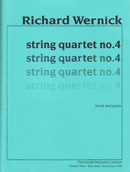 String Quartet No. 4 Score and Parts by Wernick Richard for