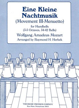 Eine Kleine Nachtmusik (Mavement Iii-Menuetto) For Handbells (3-5 Octaves 34-42 Bells) by Mozart Wolfgang Amadeus - Herbek Raymond - for