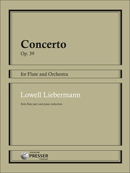 Concerto by Liebermann Lowell for Flute and Piano